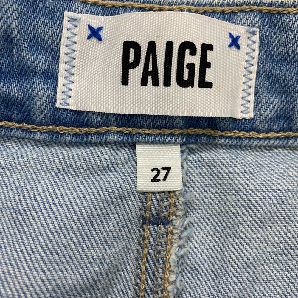 PAIGE Blue Denim Midi Skirt - Picture 7 of 7